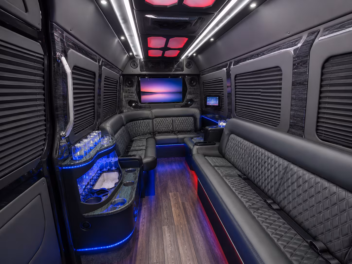 boynton beach 50 passenger party bus interior