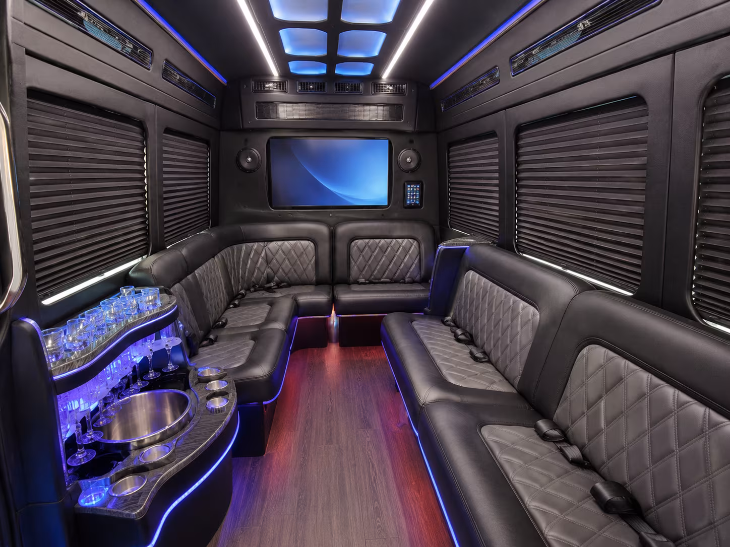 boynton beach party bus interior