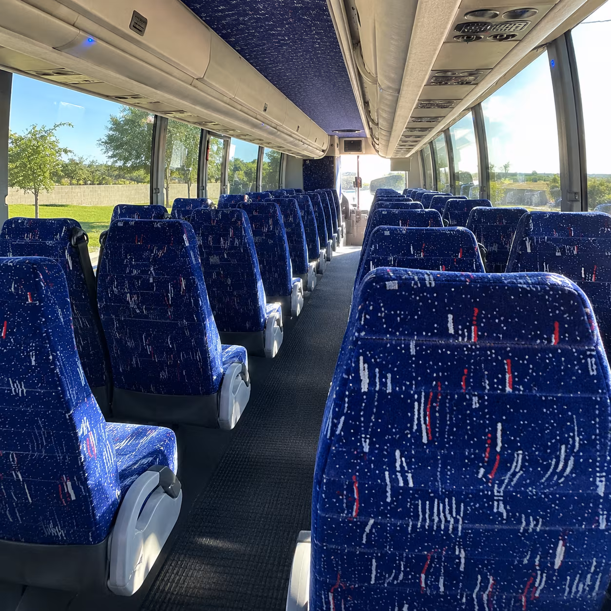 charter buses to camp blanding and statewide military training sites